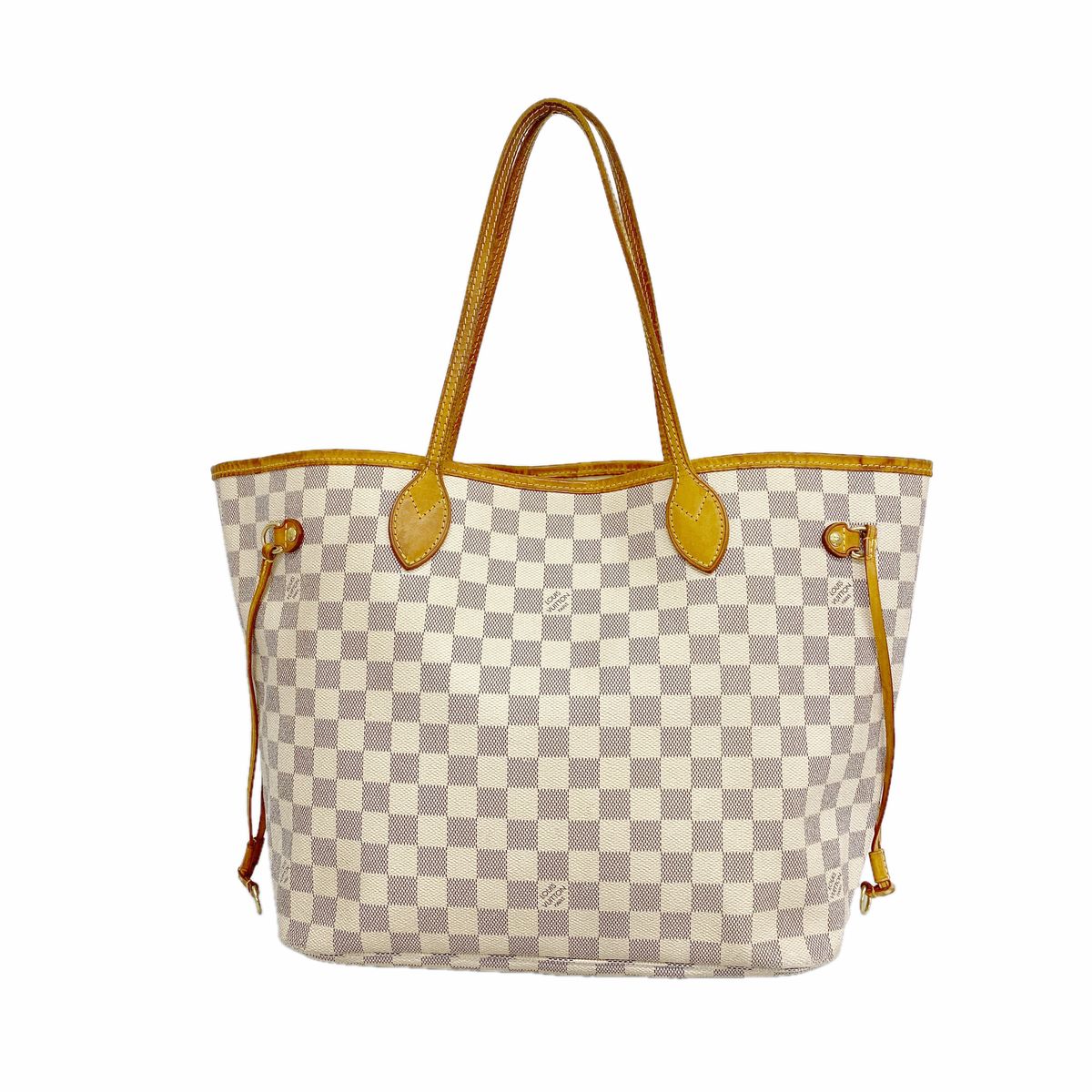 Louis Vuitton Tote Bag Damier Azur Neverfull MM White