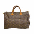 Louis Vuitton Handbag Monogram Speedy 35 Brown