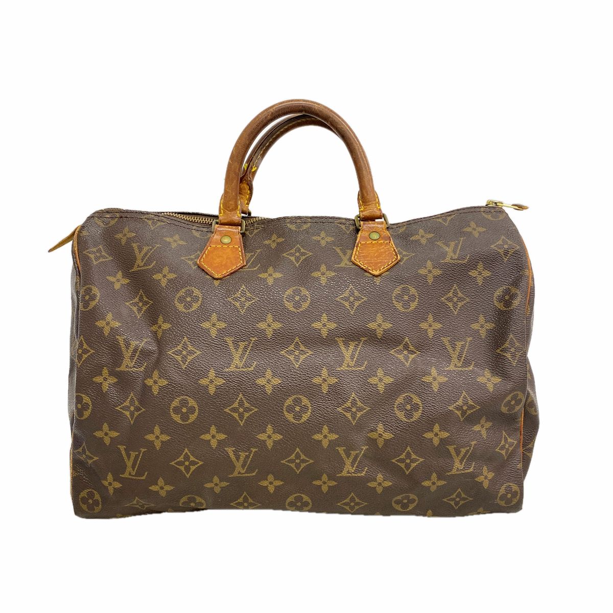 Louis Vuitton Handbag Monogram Speedy 35 Brown
