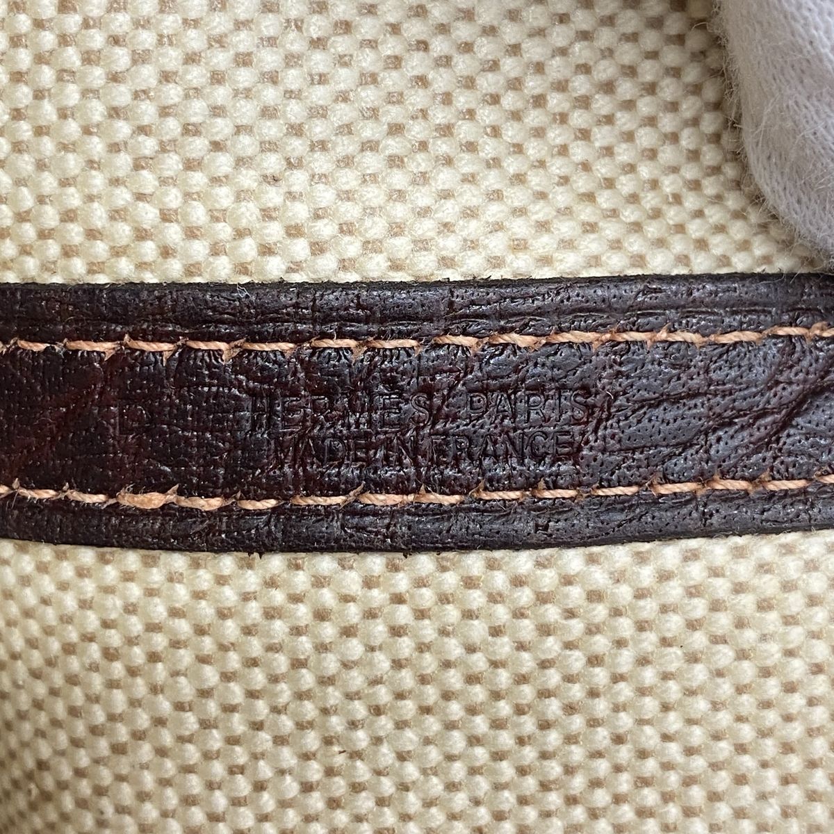 Hermes Tote Bag Garden Party PM Toile H Brown Silver — view 5