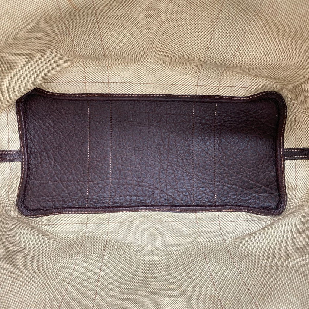 Hermes Tote Bag Garden Party PM Toile H Brown Silver — view 4