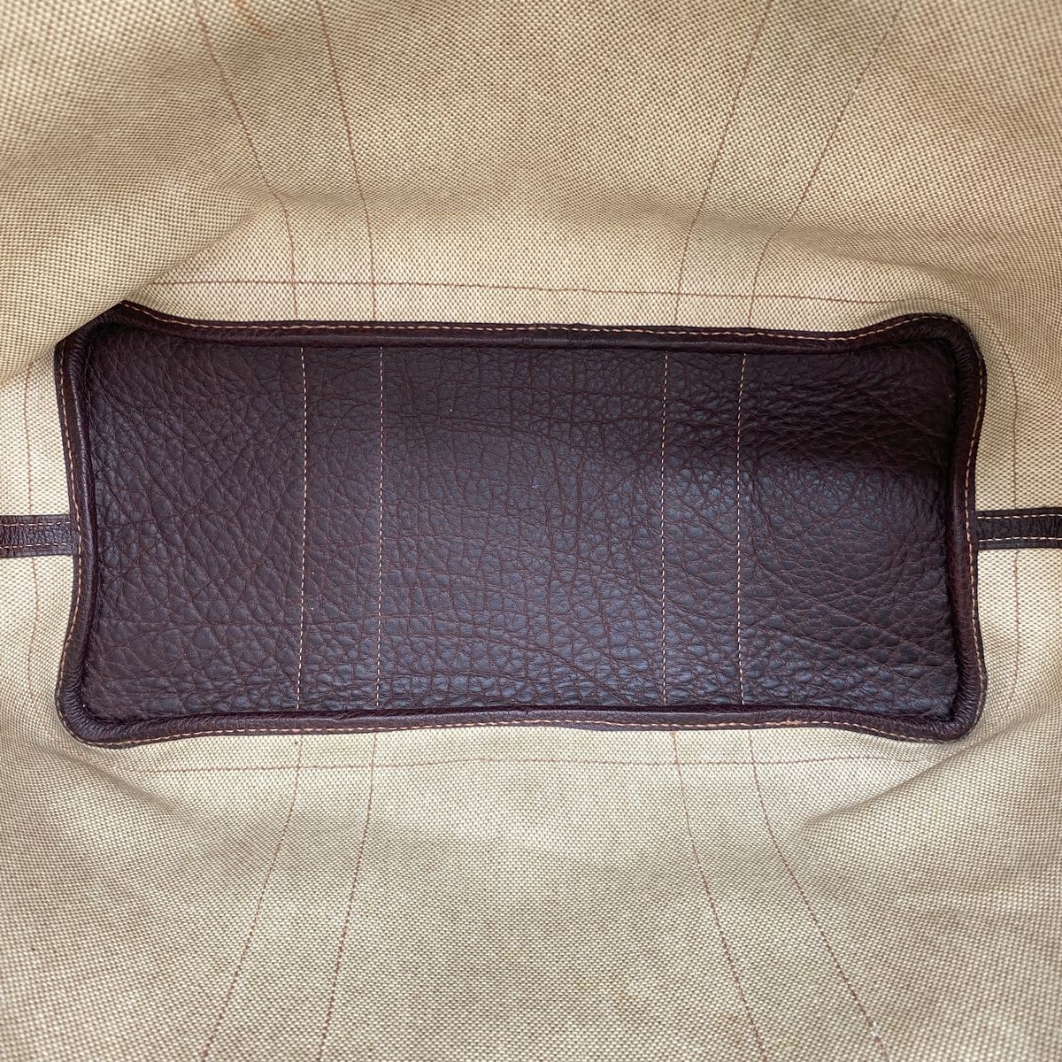 Hermes Tote Bag Garden Party PM Toile H Brown Silver — view 4