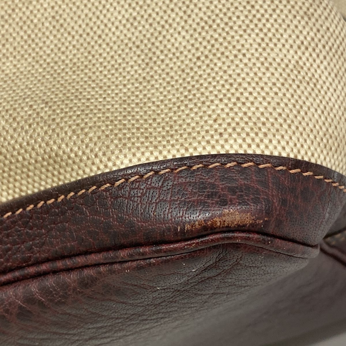 Hermes Tote Bag Garden Party PM Toile H Brown Silver — view 7