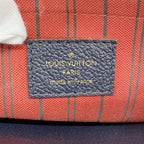Louis Vuitton Handbag Monogram Empreinte Montaigne MM Marine Rouge 2-Way Bag — view 5