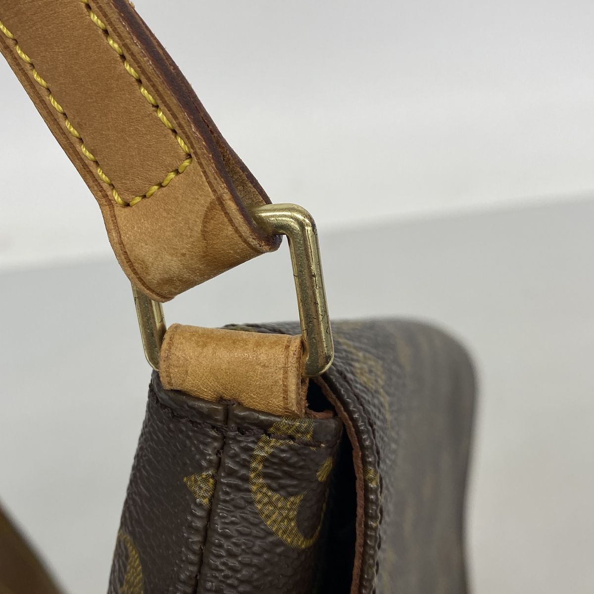 Louis Vuitton Shoulder Bag Monogram Musette Tango Short Strap Brown — view 8