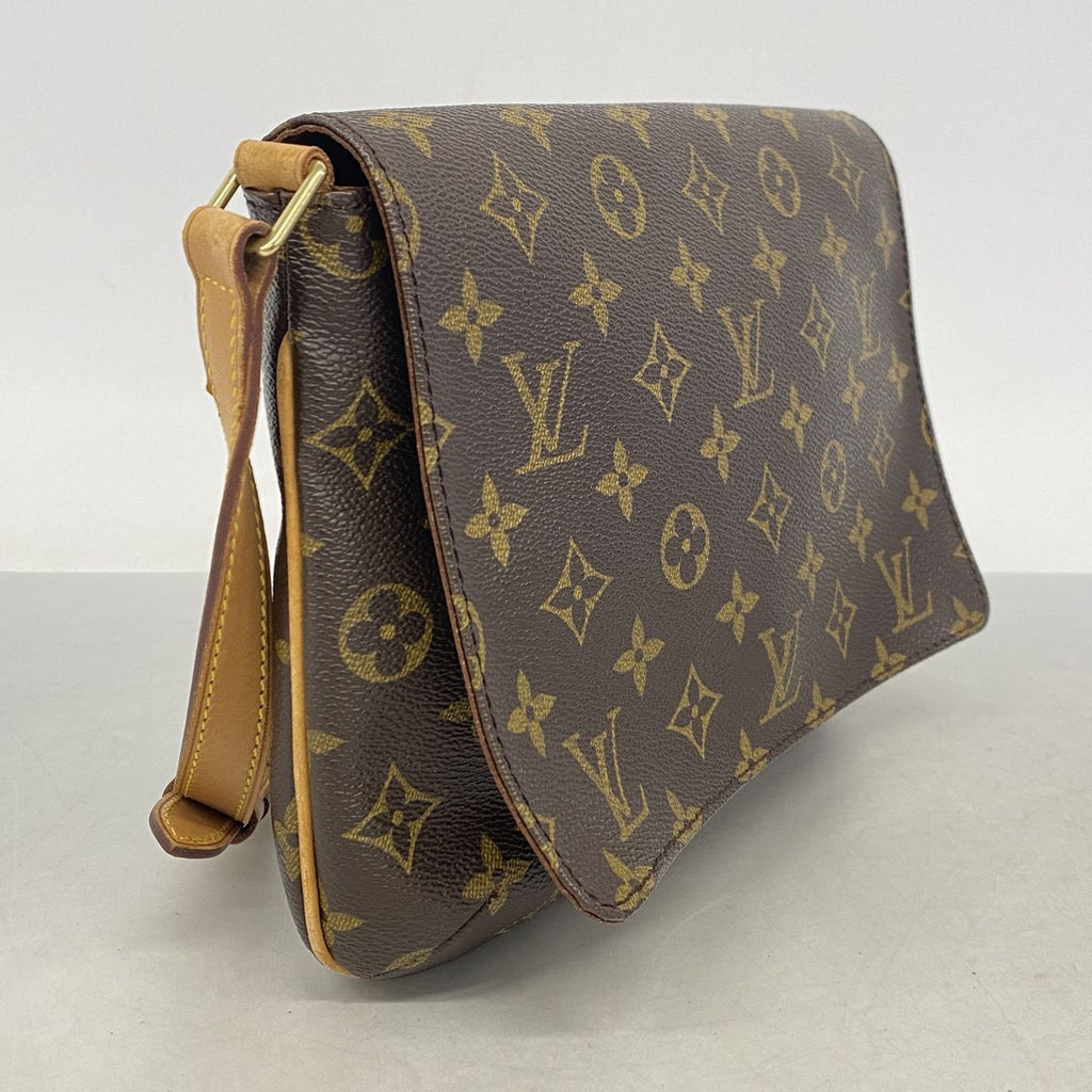 Louis Vuitton Shoulder Bag Monogram Musette Tango Short Strap Brown — view 2