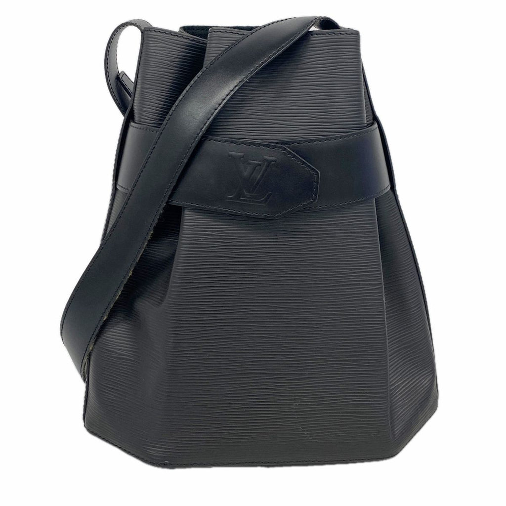 Louis Vuitton Shoulder Bag Epi Sac D'epaule PM Noir