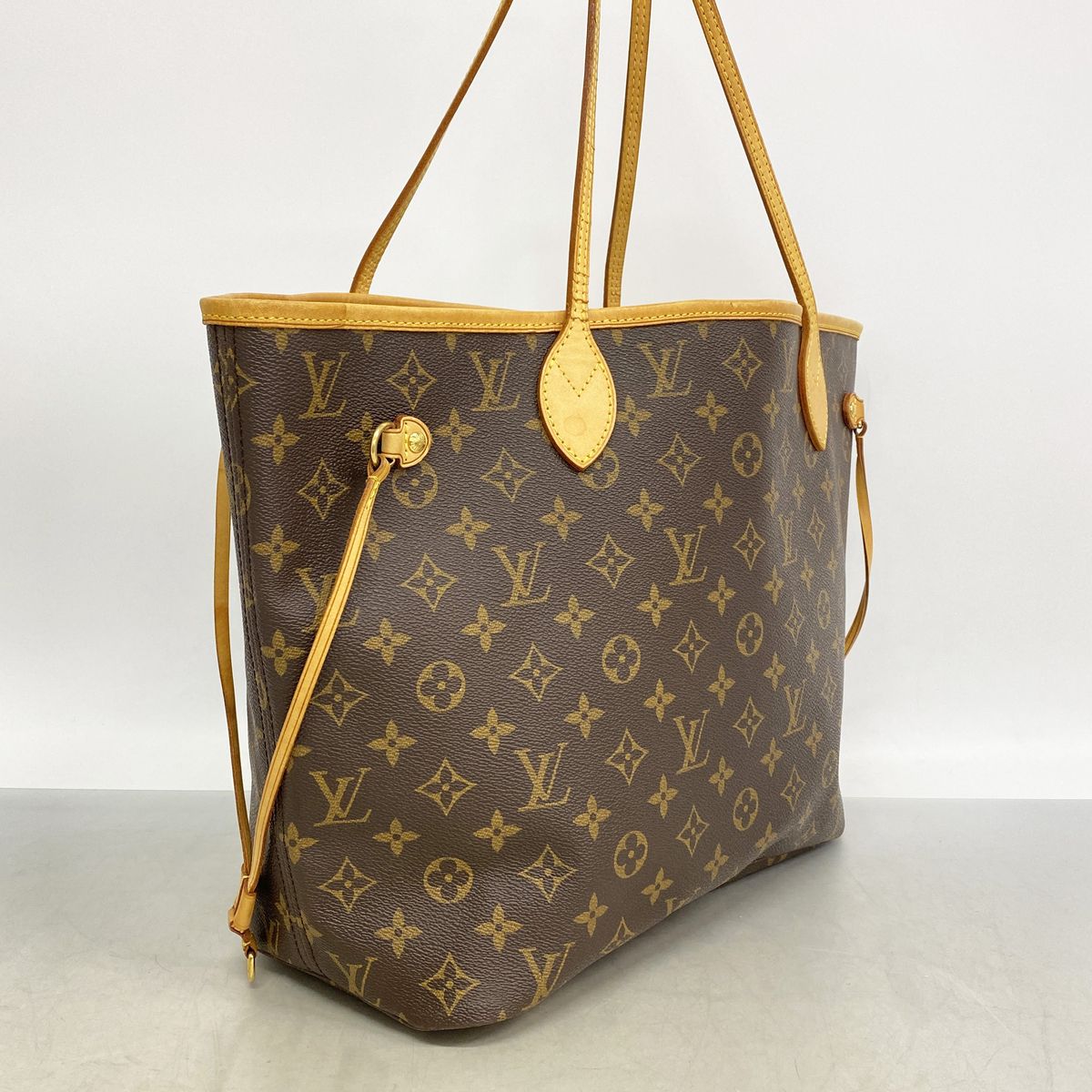 Louis Vuitton Tote Bag Monogram Neverfull MM Brown — view 2