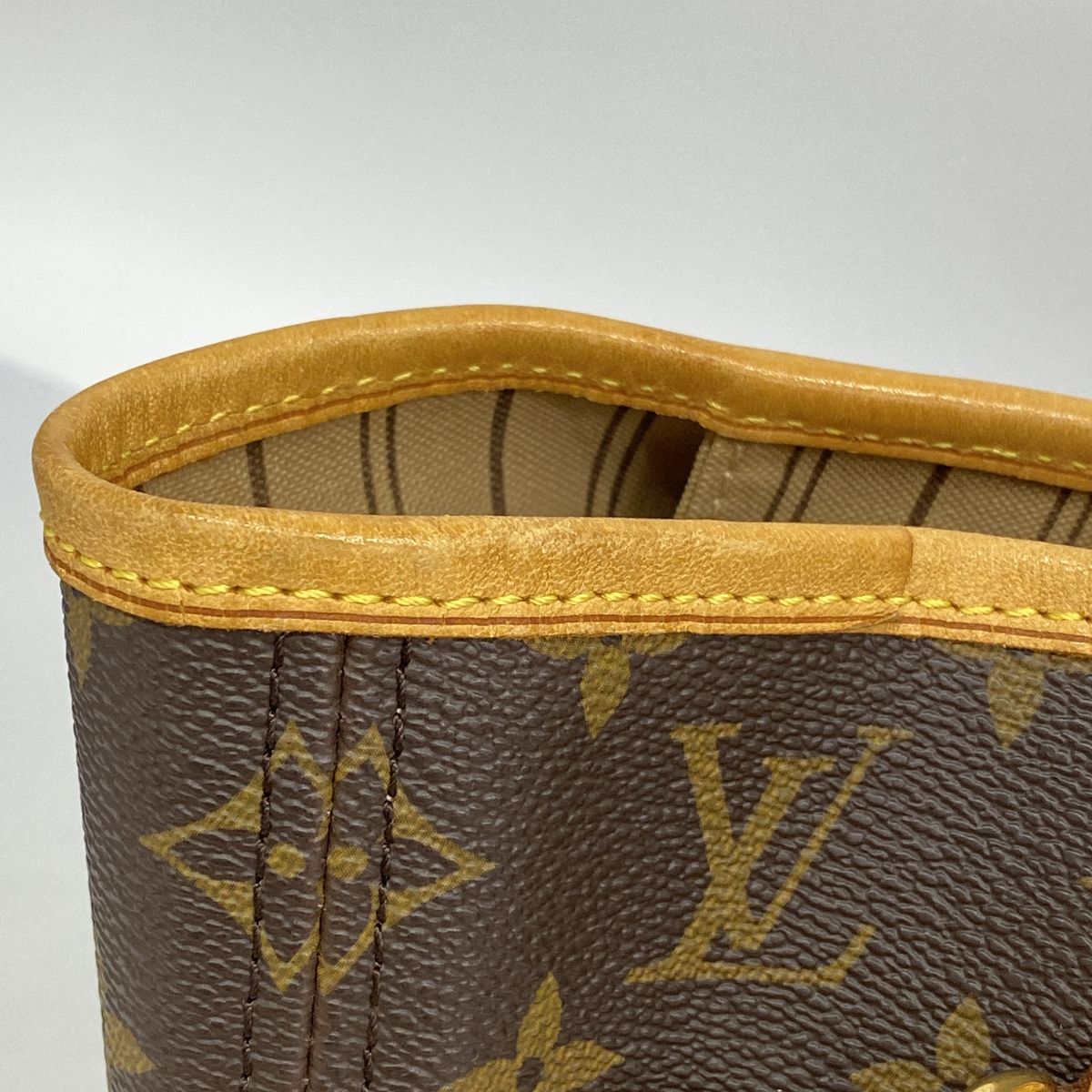 Louis Vuitton Tote Bag Monogram Neverfull MM Brown — view 7