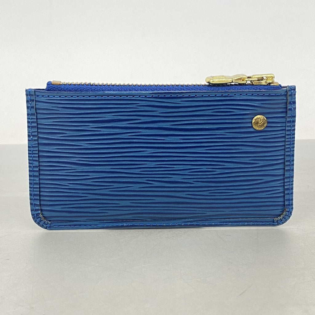 Louis Vuitton Coin Purse Epi Pochette Cles Toledo Blue — view 8
