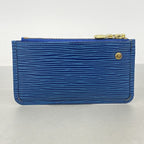 Louis Vuitton Coin Purse Epi Pochette Cles Toledo Blue — view 8