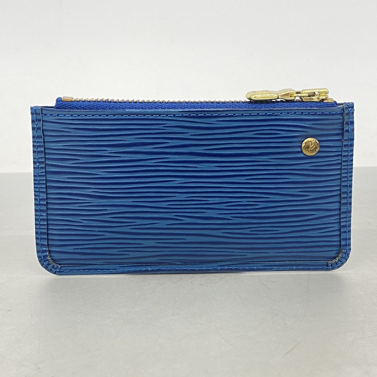 Louis Vuitton Coin Purse Epi Pochette Cles Toledo Blue — view 8