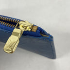 Louis Vuitton Coin Purse Epi Pochette Cles Toledo Blue — view 5