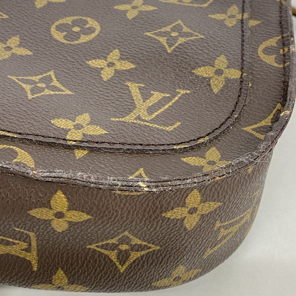 Louis Vuitton Shoulder Bag Monogram Cartouchiere GM Brown — view 6