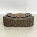 Louis Vuitton Shoulder Bag Monogram Cartouchiere GM Brown — view 3