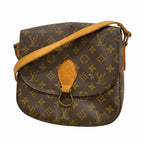 Louis Vuitton Shoulder Bag Monogram Cartouchiere GM Brown