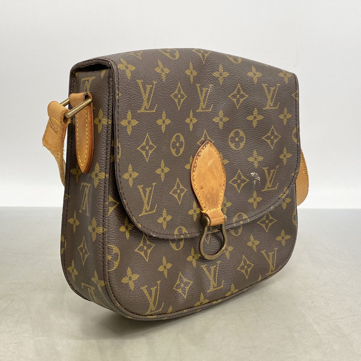 Louis Vuitton Shoulder Bag Monogram Cartouchiere GM Brown — view 2