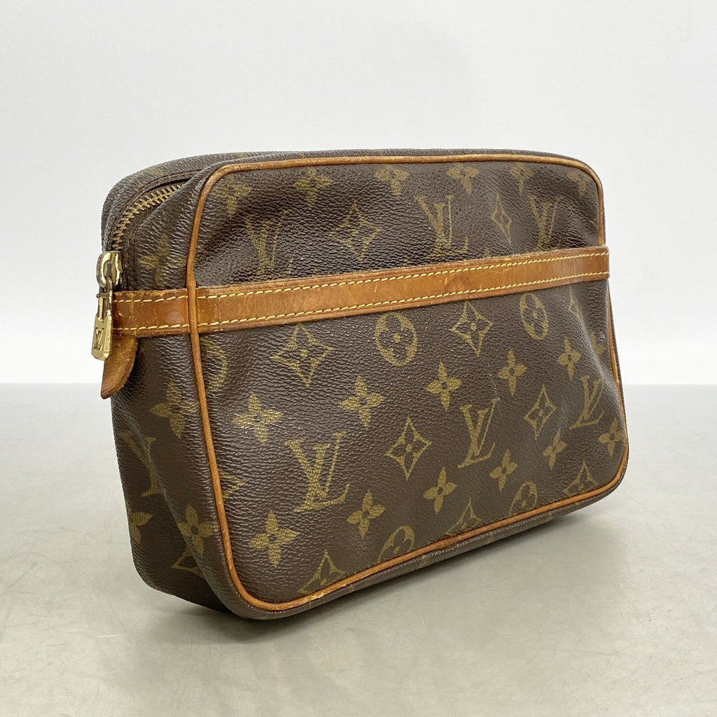 Louis Vuitton Clutch Monogram Compiegne 23 Brown — view 2