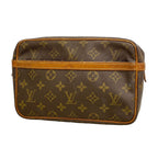 Louis Vuitton Clutch Monogram Compiegne 23 Brown
