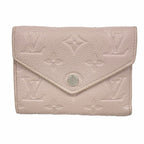 Louis Vuitton Trifold Wallet Monogram Empreinte Portefeuille Victorine Blue