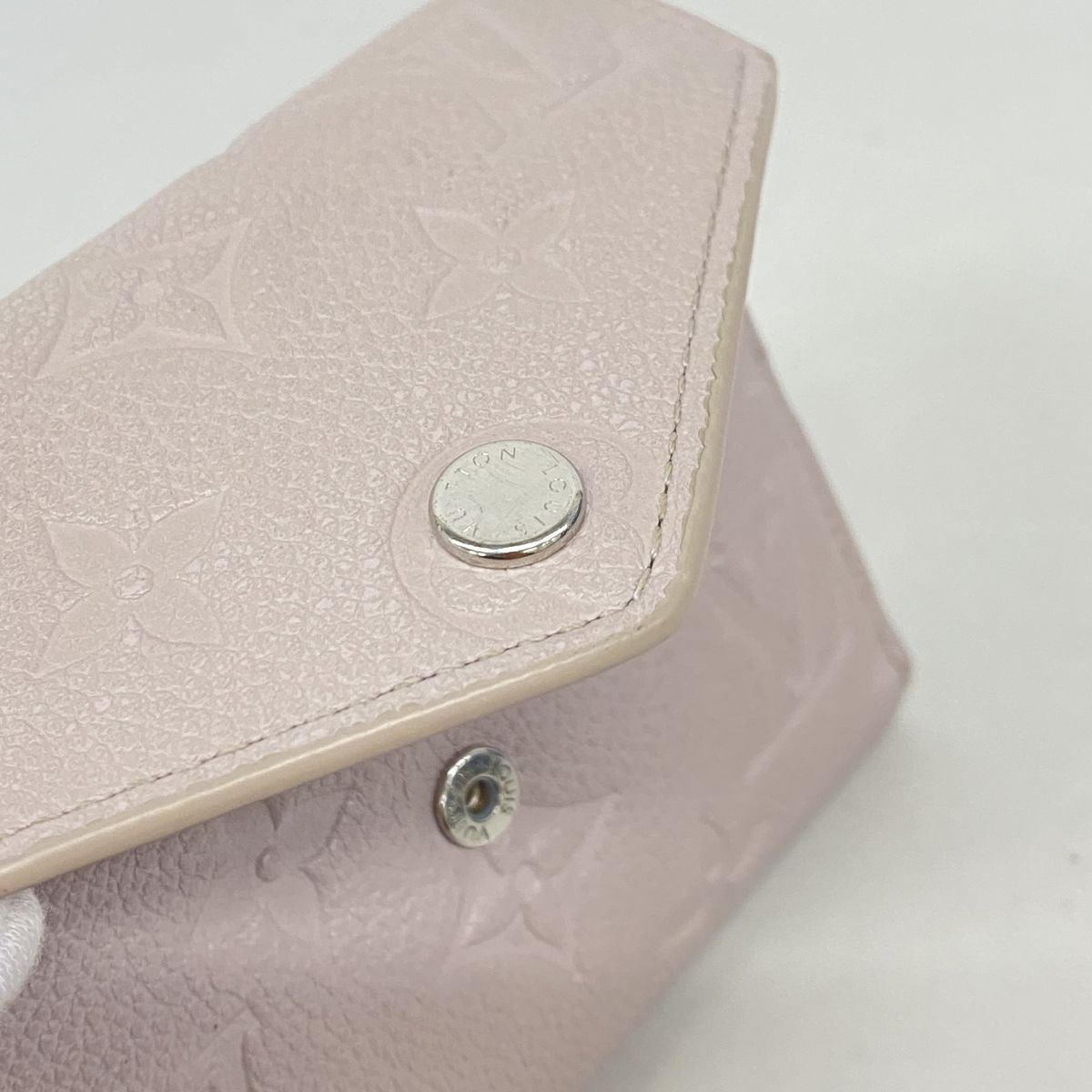 Louis Vuitton Trifold Wallet Monogram Empreinte Portefeuille Victorine Blue — view 7