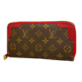 Louis Vuitton Wallet Monogram Retiro Zippy Brown Cerise