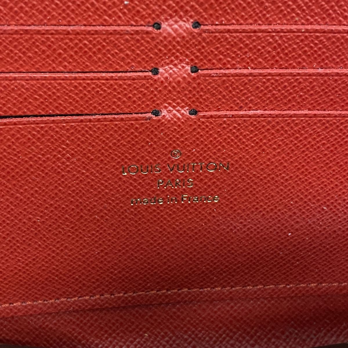 Louis Vuitton Wallet Monogram Retiro Zippy Brown Cerise — view 4