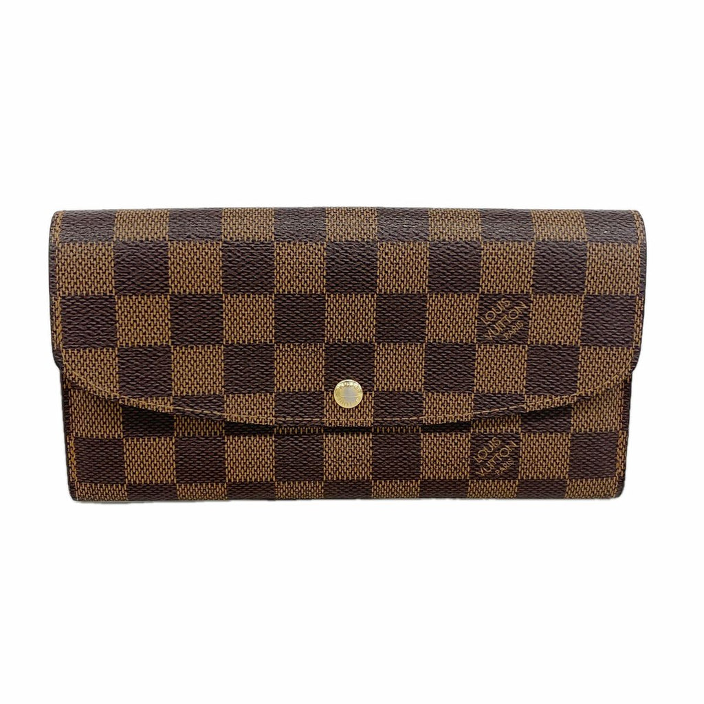 Louis Vuitton Wallet Damier Portefeuille Emily Ebene