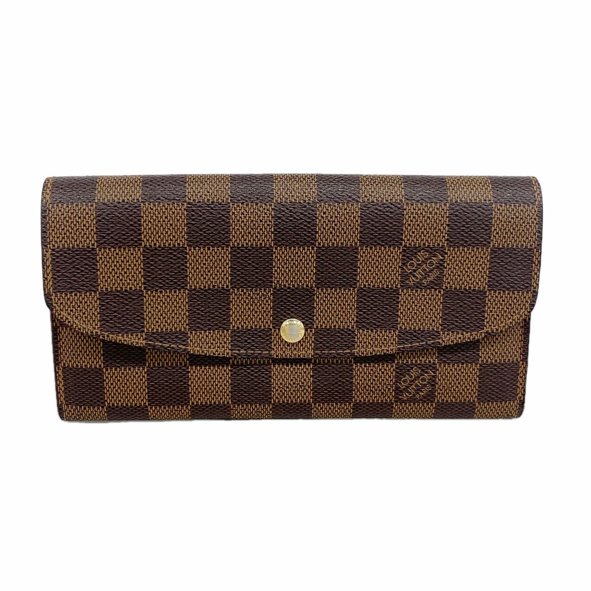 Louis Vuitton Wallet Damier Portefeuille Emily Ebene