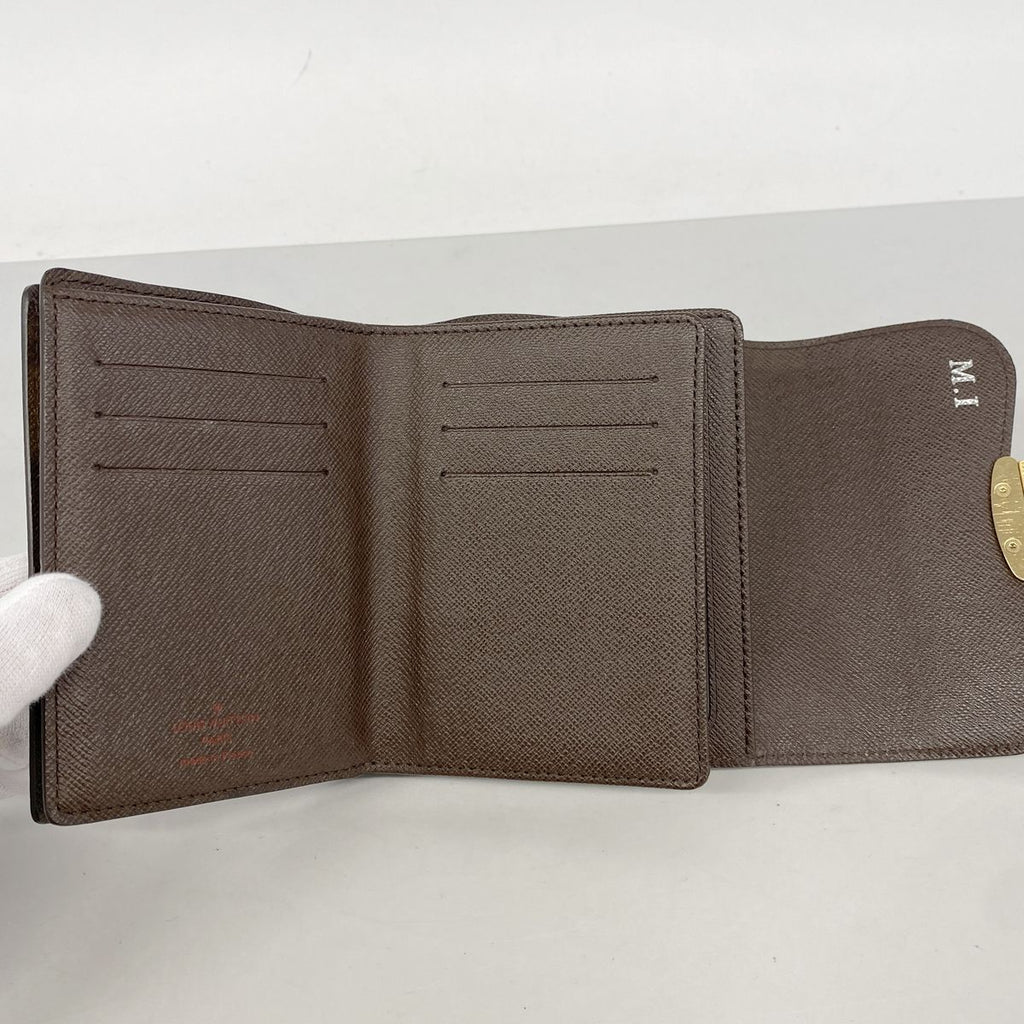 Louis Vuitton Trifold Wallet Damier Portefeuille Joy Ebene — view 3