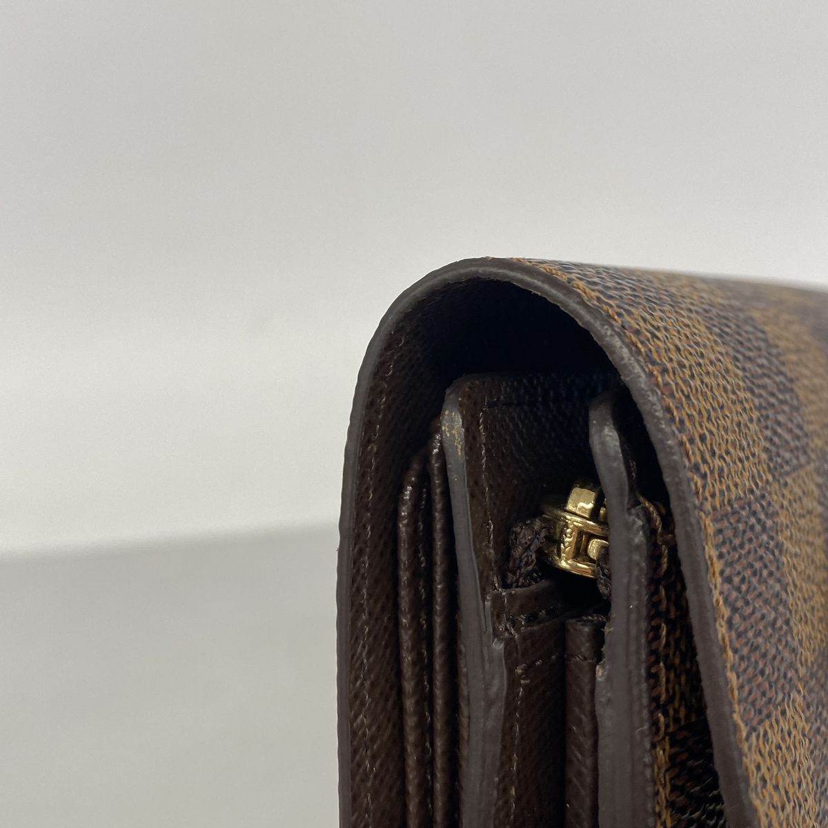 Louis Vuitton Trifold Wallet Damier Portefeuille Joy Ebene — view 6