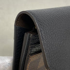 Louis Vuitton Wallet Damier Portefeuille Normandy Black Ebene — view 6