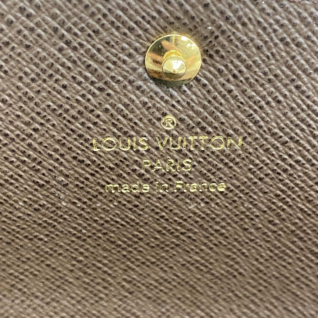 Louis Vuitton Wallet Damier Portefeuille Normandy Black Ebene — view 4