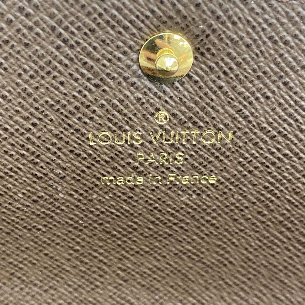 Louis Vuitton Wallet Damier Portefeuille Normandy Black Ebene — view 4