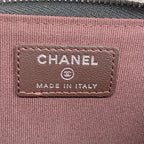 Chanel Coin Purse Quilted Lambskin Black Silver — view 4
