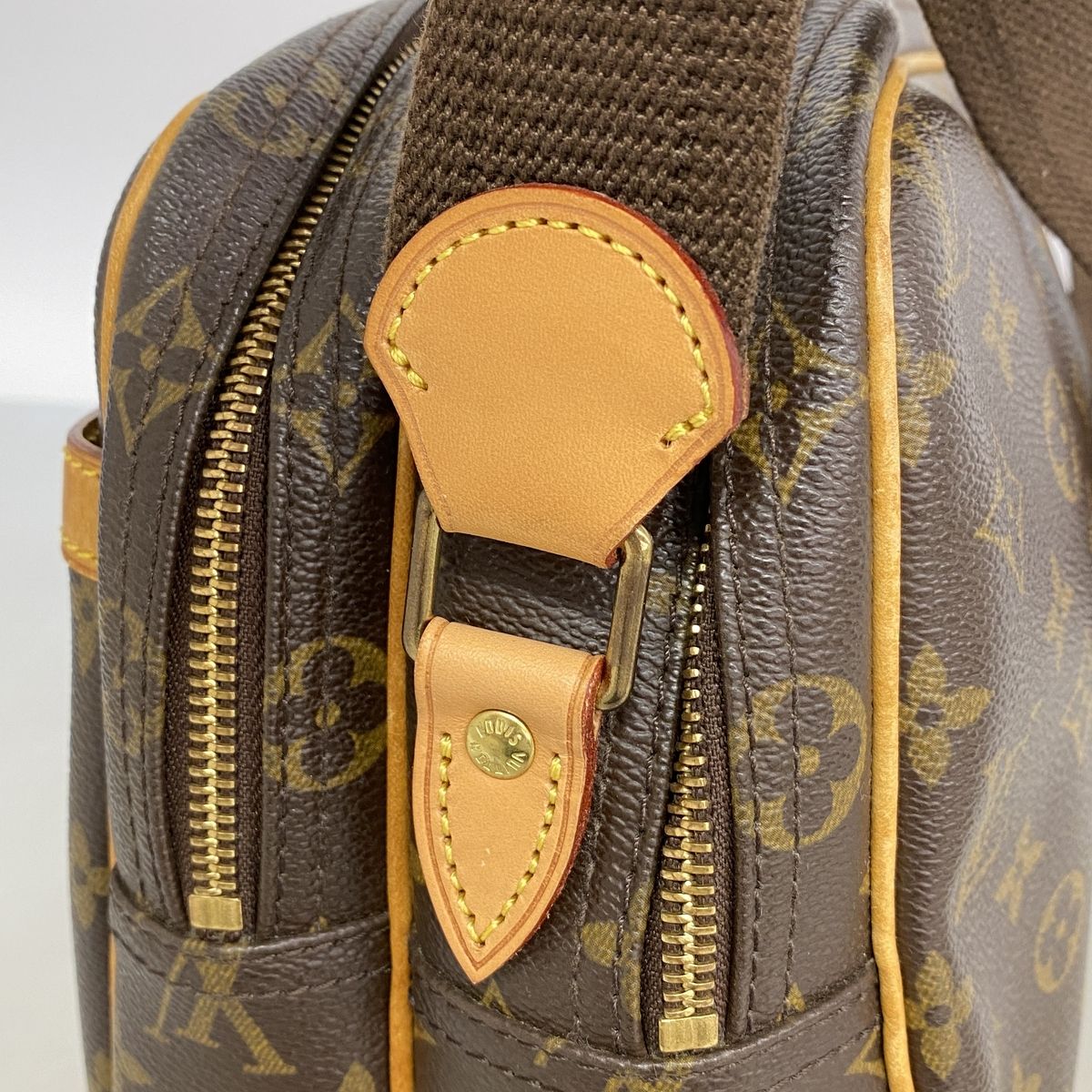 Louis Vuitton Shoulder Bag Monogram Reporter PM Brown — view 7