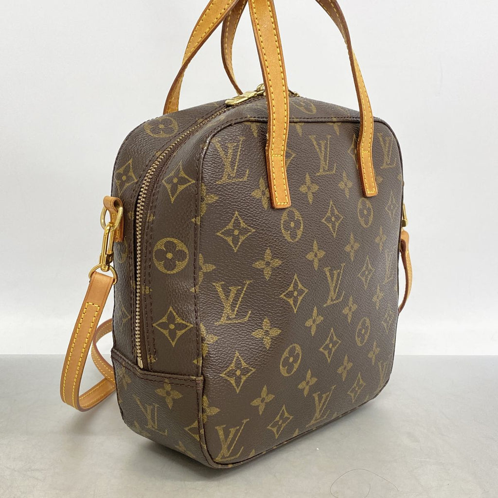 Louis Vuitton Handbag Monogram Spontini Brown 2-Way Bag — view 2