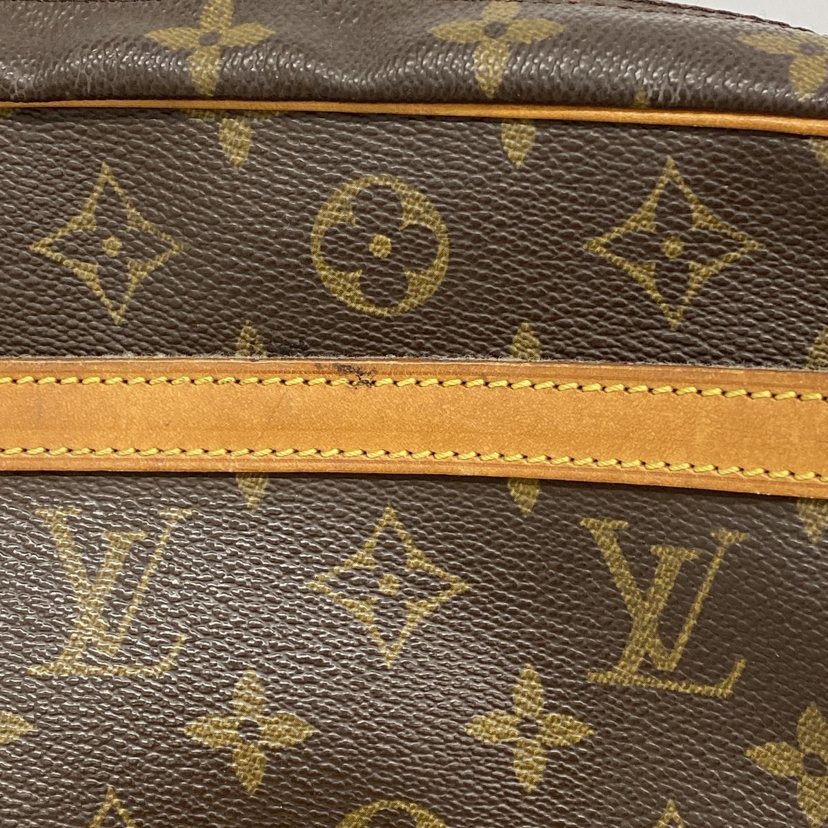 Louis Vuitton Shoulder Bag Monogram Jeune Fille GM Brown — view 7