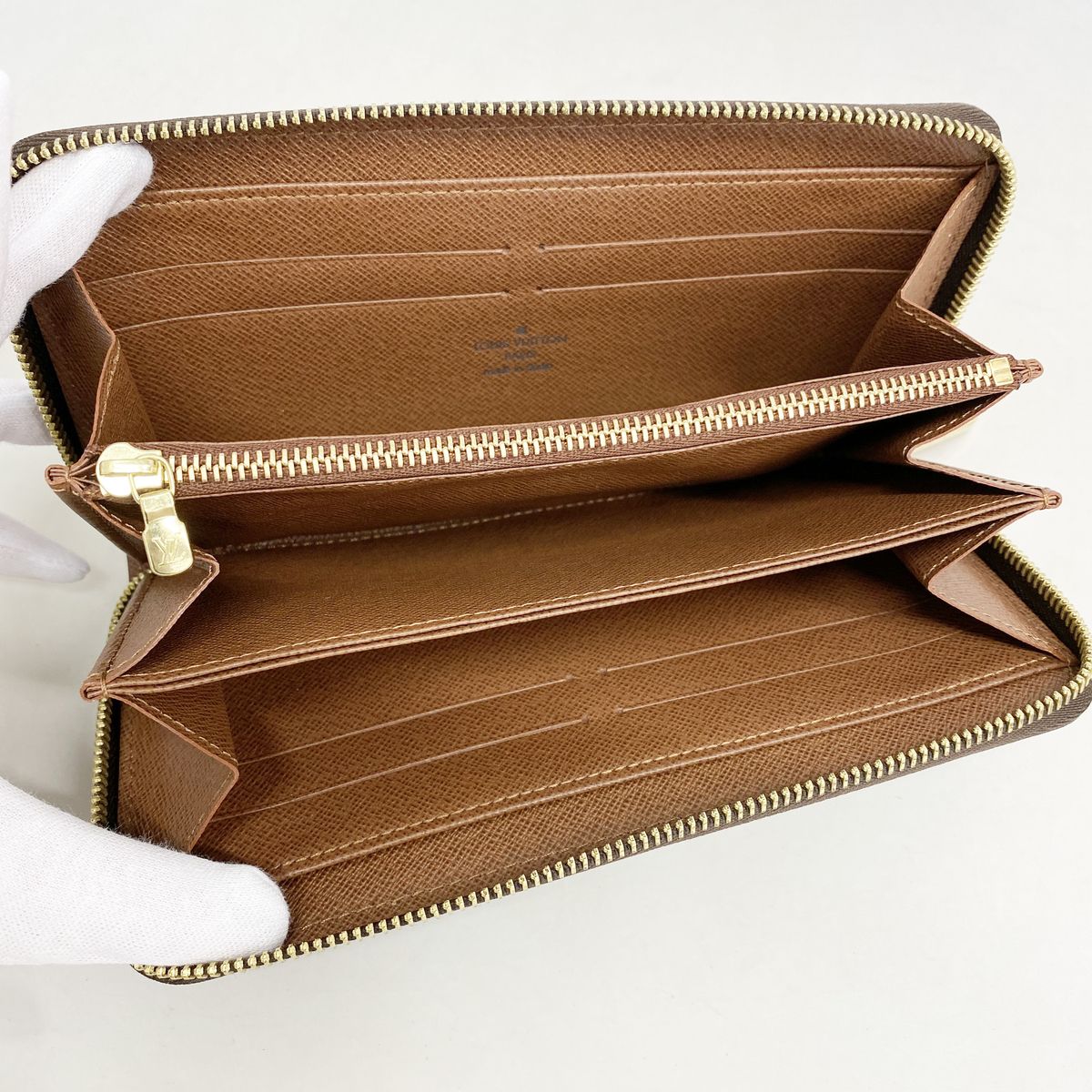 Louis Vuitton Wallet Monogram Zippy Brown — view 3