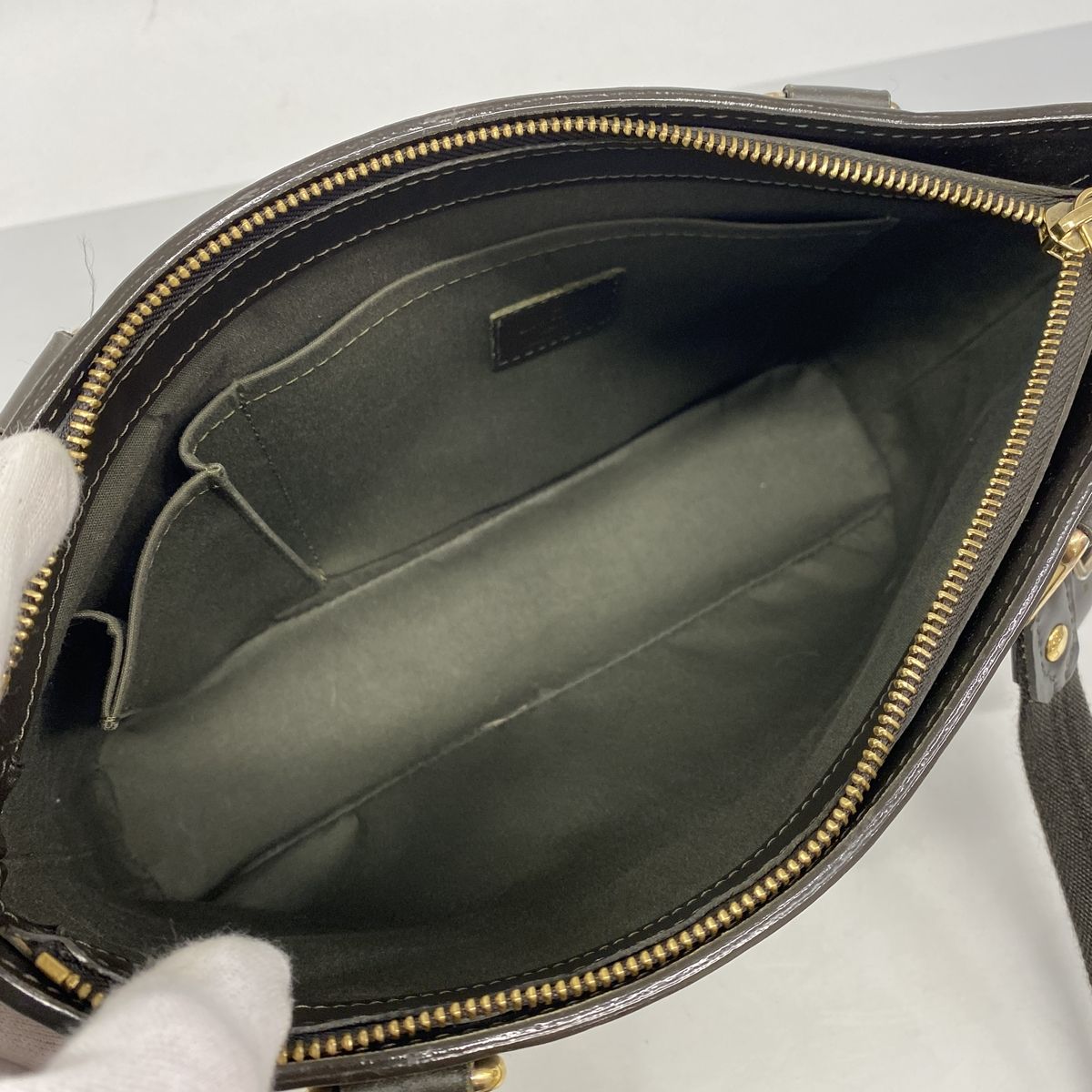 Louis Vuitton Handbag Monogram Mini Lucille PM Khaki — view 4