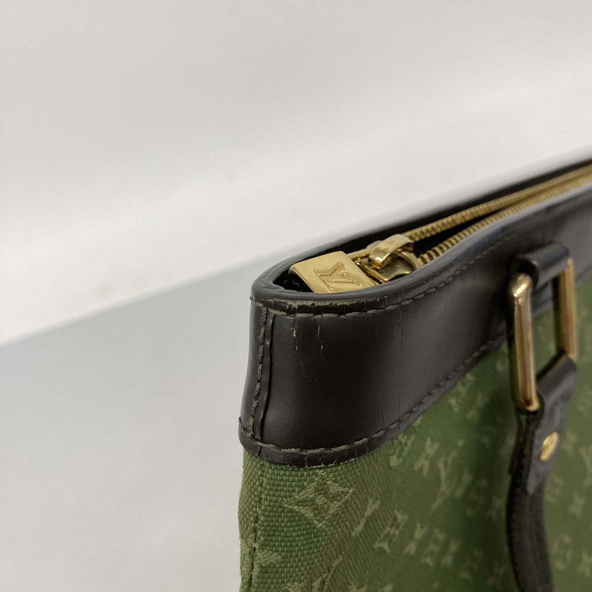 Louis Vuitton Handbag Monogram Mini Lucille PM Khaki — view 8