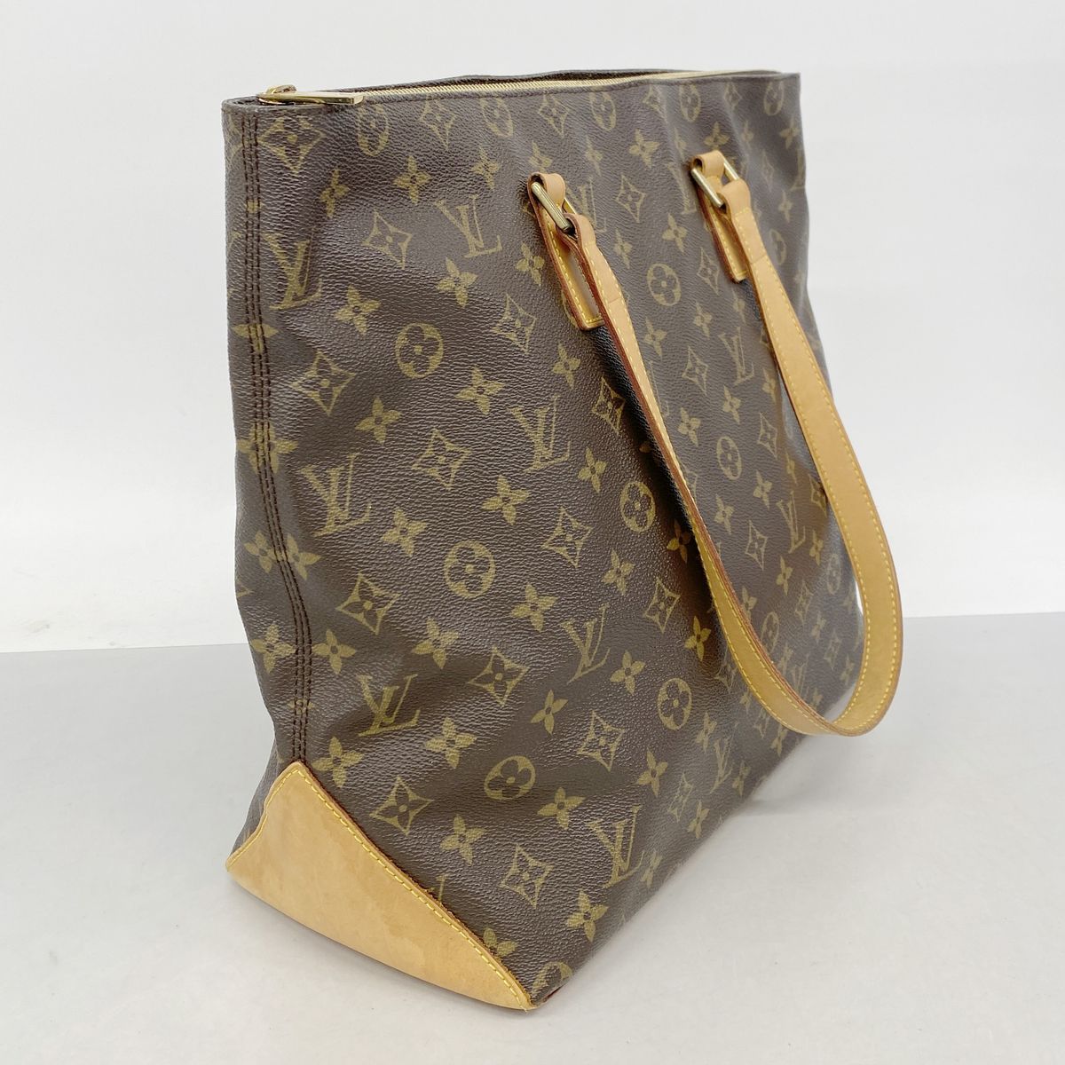 Louis Vuitton Tote Bag Monogram Cabas Mezzo Brown — view 2