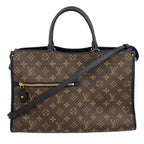 Louis Vuitton Tote Bag Monogram Popincourt MM Brown Noir 2-Way