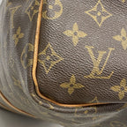 Louis Vuitton Boston Bag Monogram Keepall 55 Brown — view 6