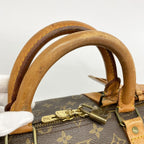 Louis Vuitton Boston Bag Monogram Keepall 55 Brown — view 8