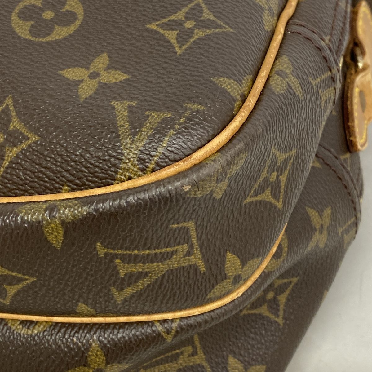Louis Vuitton Shoulder Bag Monogram Reporter PM Brown — view 6