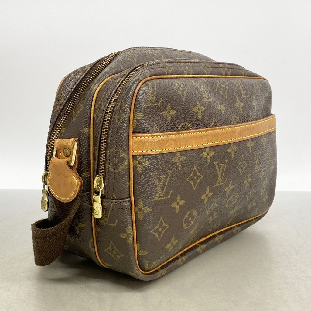 Louis Vuitton Shoulder Bag Monogram Reporter PM Brown — view 2
