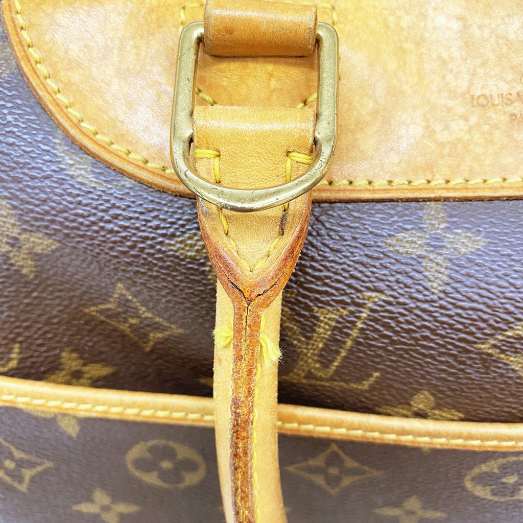 Louis Vuitton Handbag Monogram Deauville Brown — view 8