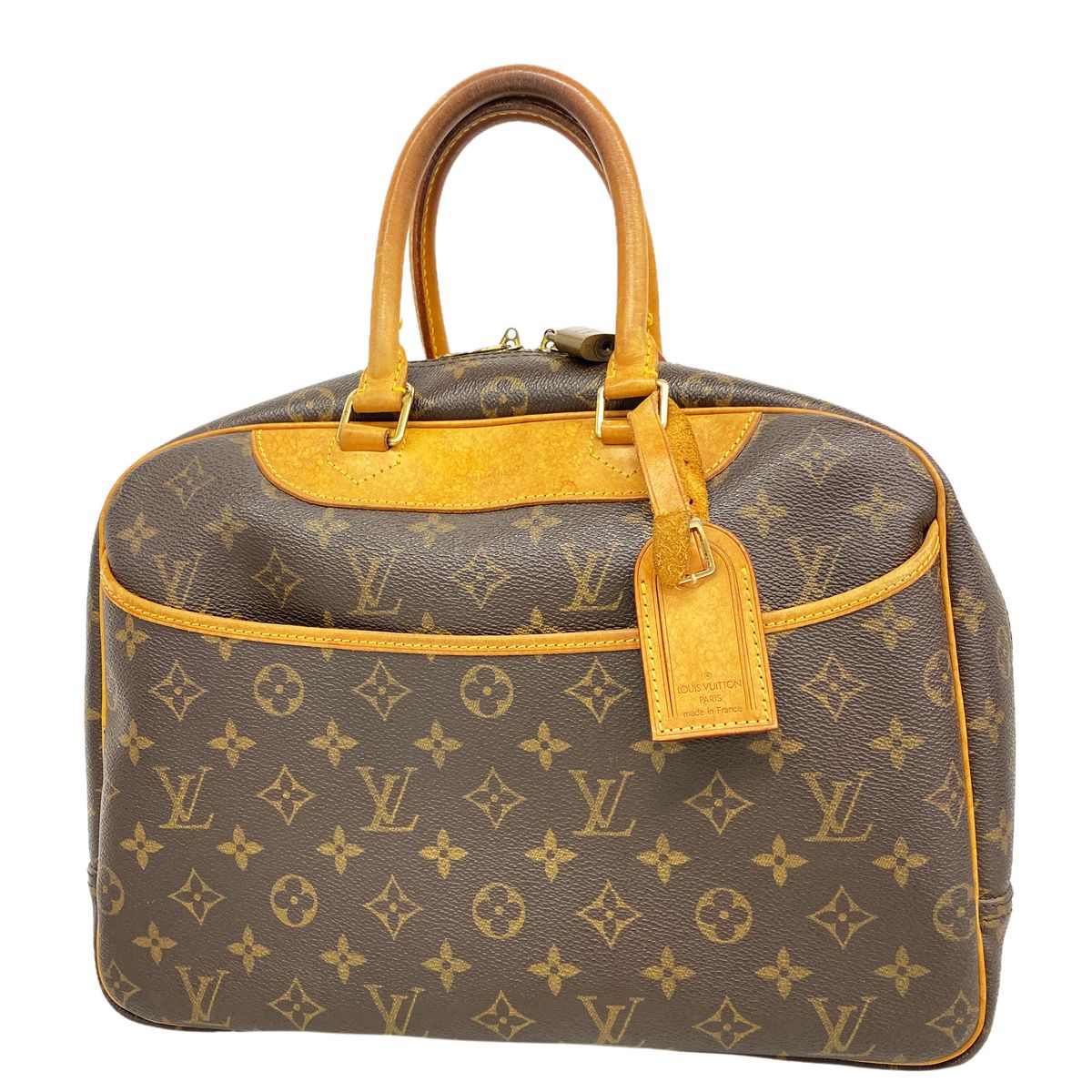 Louis Vuitton Handbag Monogram Deauville Brown