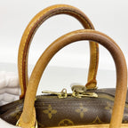 Louis Vuitton Handbag Monogram Deauville Brown — view 7